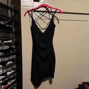 Windsor Black Backless Strappy Dress